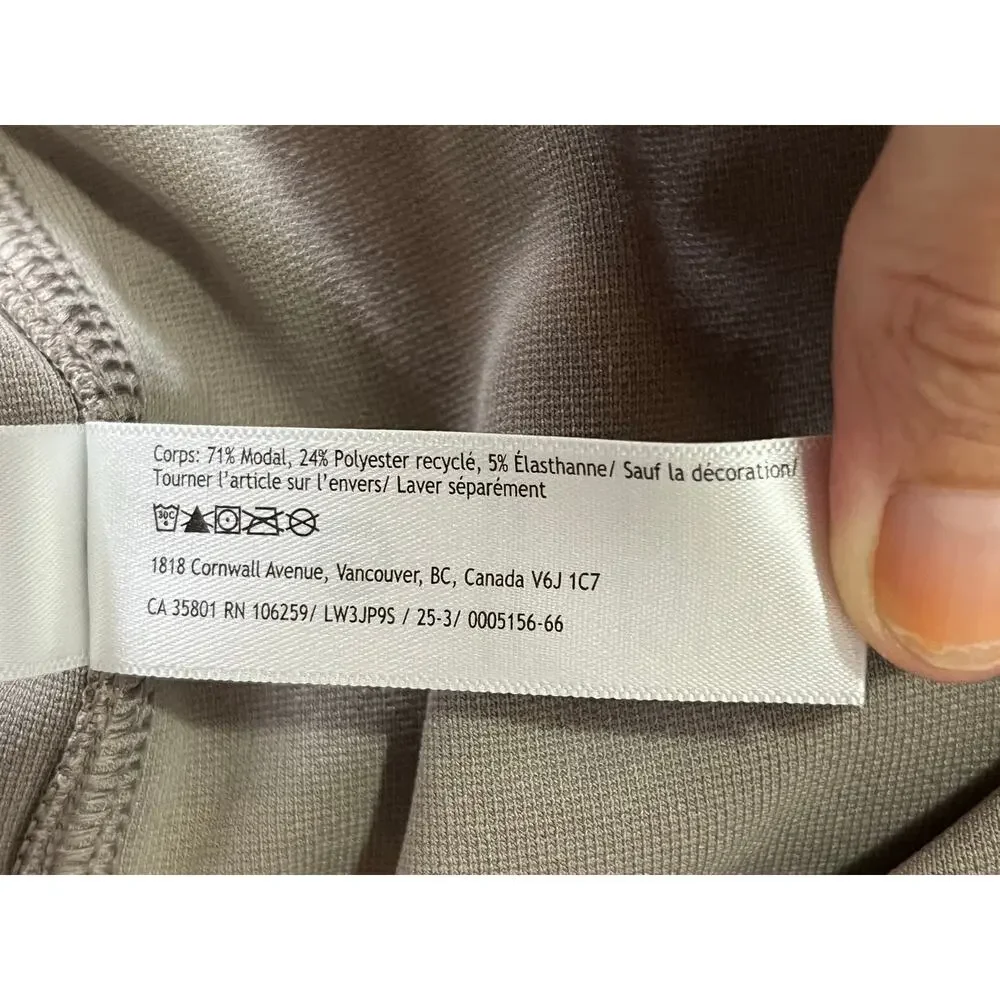 Lululemon Softstreme Pique Oversized Long-Sleeve Polo Shirt Warm Ash Grey Small